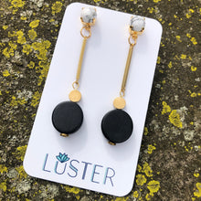 Load image into Gallery viewer, Geometric Brass Lightweight Statement Earrings