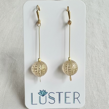 Load image into Gallery viewer, Hobnail Fluted Orb Dangles