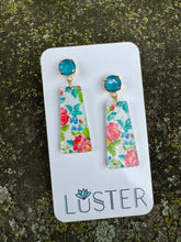 Load image into Gallery viewer, Floral Rose Garden Acrylic Earrings