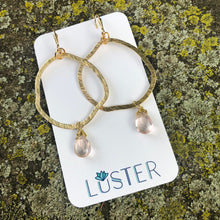 Load image into Gallery viewer, Brass Hoop Earrings