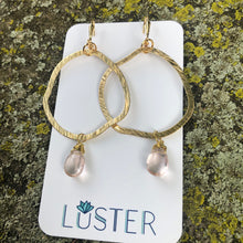Load image into Gallery viewer, Brass Hoop Earrings