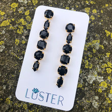 Load image into Gallery viewer, Mixed Shape Crystal Dangles