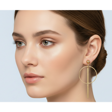 Load image into Gallery viewer, Brass Minimalist Lightweight Earrings

