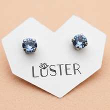 Load image into Gallery viewer, Light Sapphire Crystal Posts

