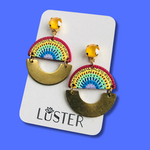 Load image into Gallery viewer, Over the Rainbow Statement Earrings
