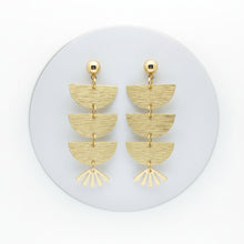 Load image into Gallery viewer, Brass Dangle Earrings
