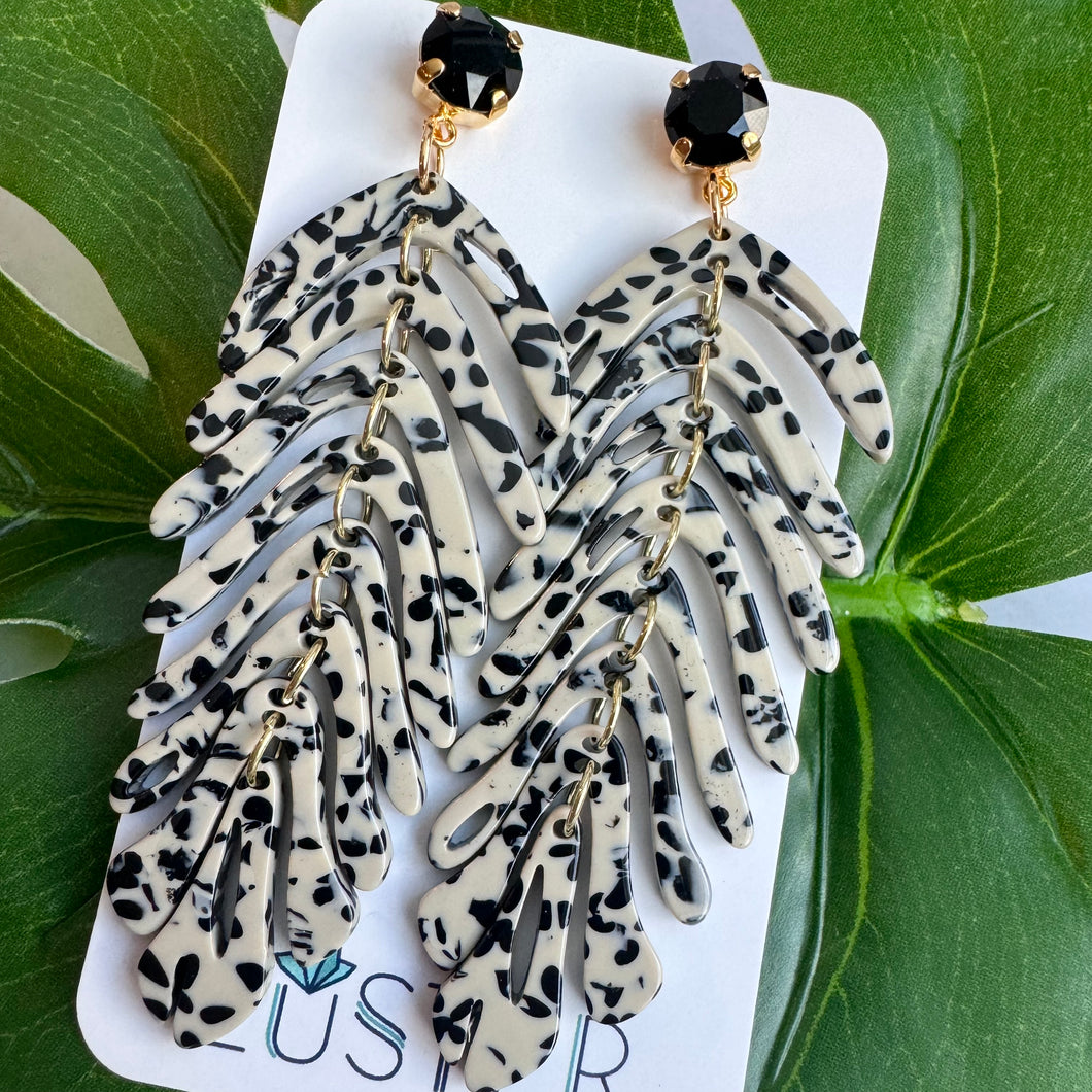 Long Leaf Earrings