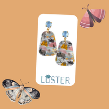 Load image into Gallery viewer, Magical Moth Floral Earrings
