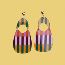Load image into Gallery viewer, Fruit Stripe Statement Earrings
