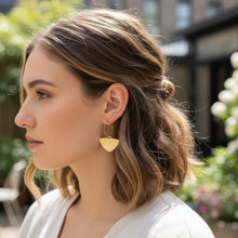 Load image into Gallery viewer, Brass Hoop Earrings
