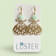 Load image into Gallery viewer, Celestial Moth Dangles
