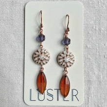 Load image into Gallery viewer, Czech Glass Flower Drops
