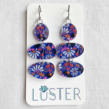 Load image into Gallery viewer, Acrylic Floral Statement Earrings
