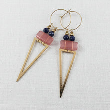 Load image into Gallery viewer, Stone Spike Statement Earrings
