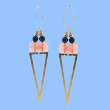 Load image into Gallery viewer, Stone Spike Statement Earrings
