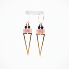 Load image into Gallery viewer, Stone Spike Statement Earrings
