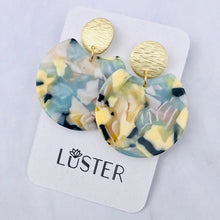 Load image into Gallery viewer, Pastel Disc Statement Earrings
