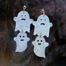 Load image into Gallery viewer, Ghastly Ghouls Acrylic Earrings
