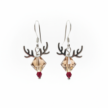 Load image into Gallery viewer, Holiday Reindeer Earrings
