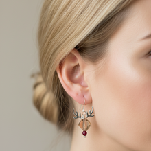 Load image into Gallery viewer, Holiday Reindeer Earrings
