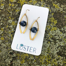 Load image into Gallery viewer, Brass Horseshoe Earrings
