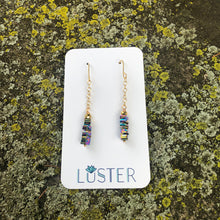 Load image into Gallery viewer, Metallic Dangle Lightweight Statement Earrings
