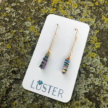 Load image into Gallery viewer, Metallic Dangle Lightweight Statement Earrings
