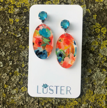 Load image into Gallery viewer, Floral Acrylic Drop Lightweight Unique Earrings
