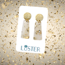 Load image into Gallery viewer, Gold Confetti Lightweight Statement Earrings
