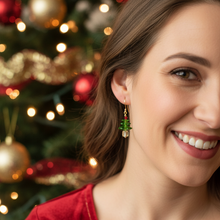 Load image into Gallery viewer, Holiday Tree Earrings
