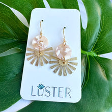 Load image into Gallery viewer, Blush Acrylic Statement Earrings
