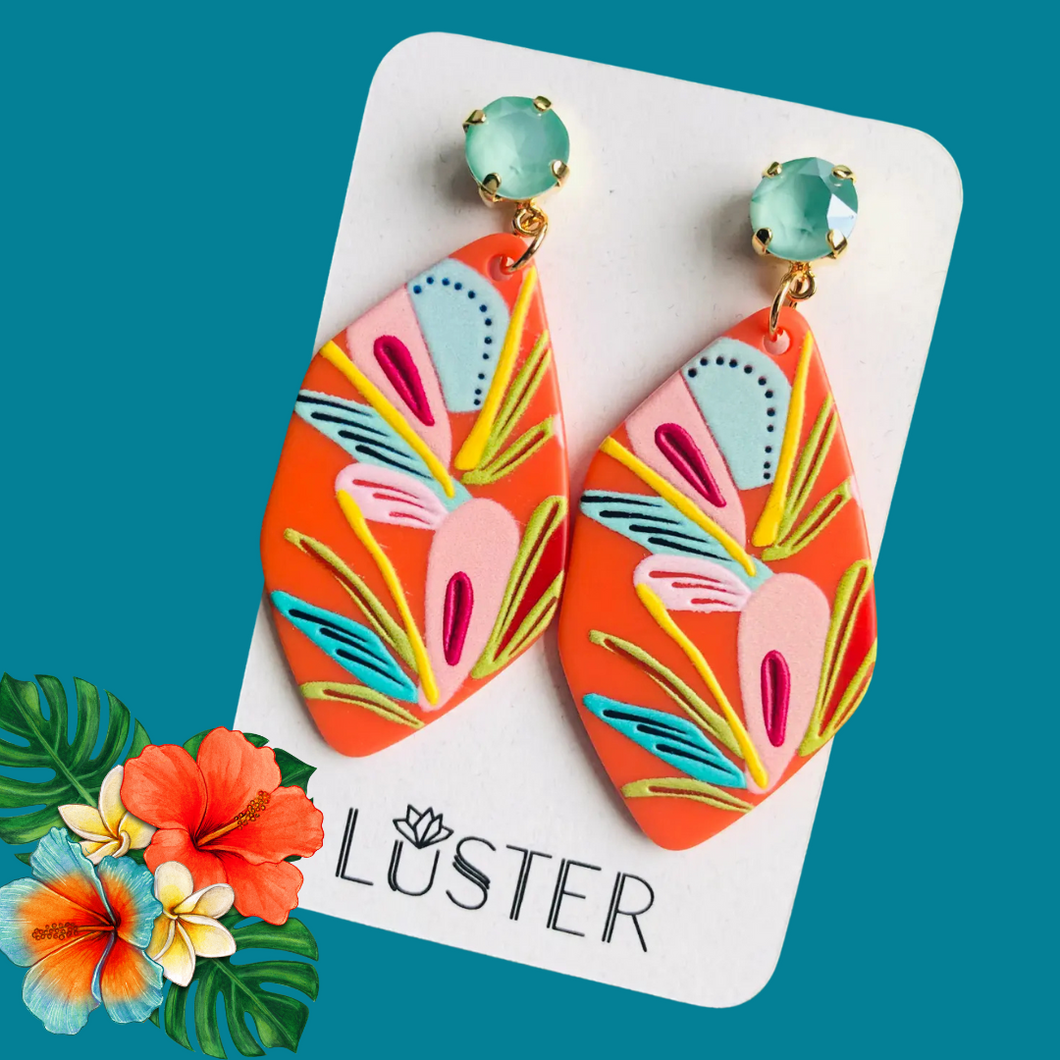 Lush Floral Earrings