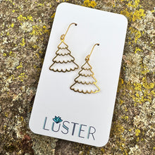 Load image into Gallery viewer, Simple Winter Tree Earrings
