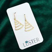 Load image into Gallery viewer, Simple Winter Tree Earrings
