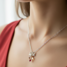 Load image into Gallery viewer, Holiday Reindeer Necklace
