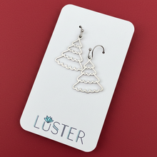 Load image into Gallery viewer, Simple Winter Tree Earrings
