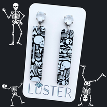 Load image into Gallery viewer, Spooky Skeleton Earrings
