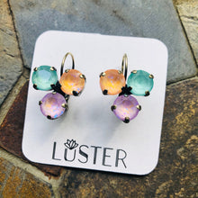 Load image into Gallery viewer, Crystal Trio Earrings
