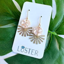 Load image into Gallery viewer, Blush Acrylic Statement Earrings
