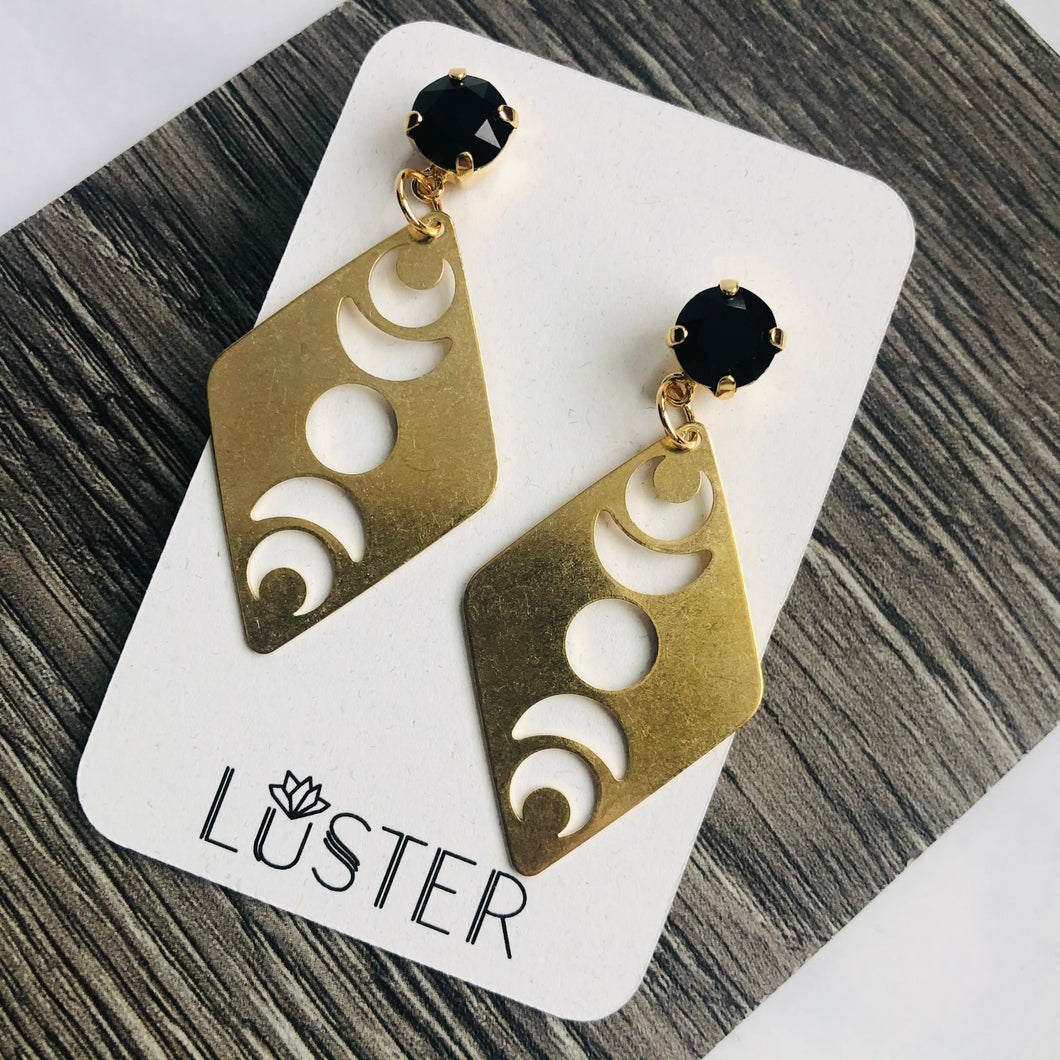 Moon Phase Earrings