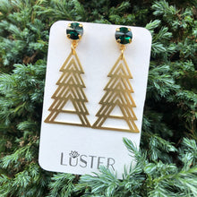 Load image into Gallery viewer, Holiday Tree Earrings
