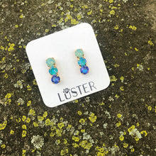 Load image into Gallery viewer, Trio Stick Crystal Earrings
